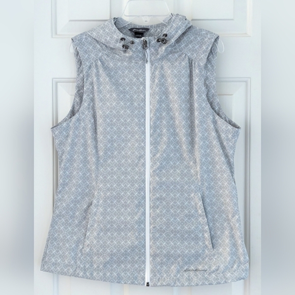 Eddie Bauer Lightweight Sleeveless Shell with Hood. Size Small - Picture 1 of 9